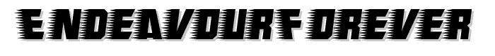 Endeavour forever font